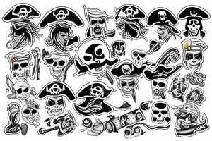 pirate tattoo idea