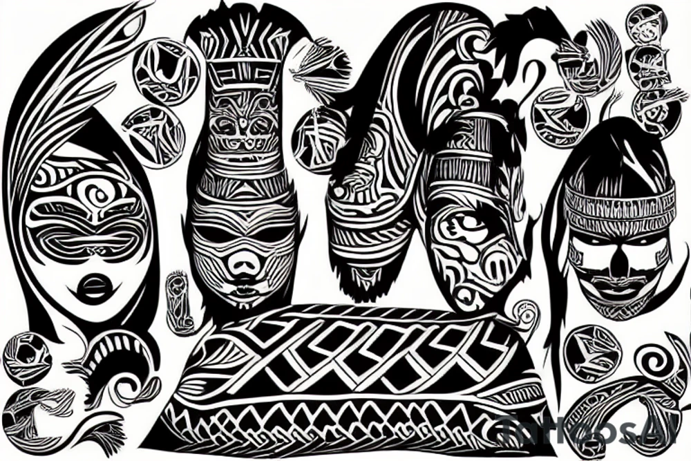 Filipino tribal tattoo idea