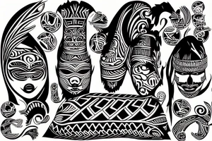 Filipino tribal tattoo idea