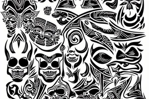 Filipino tribal tattoo idea