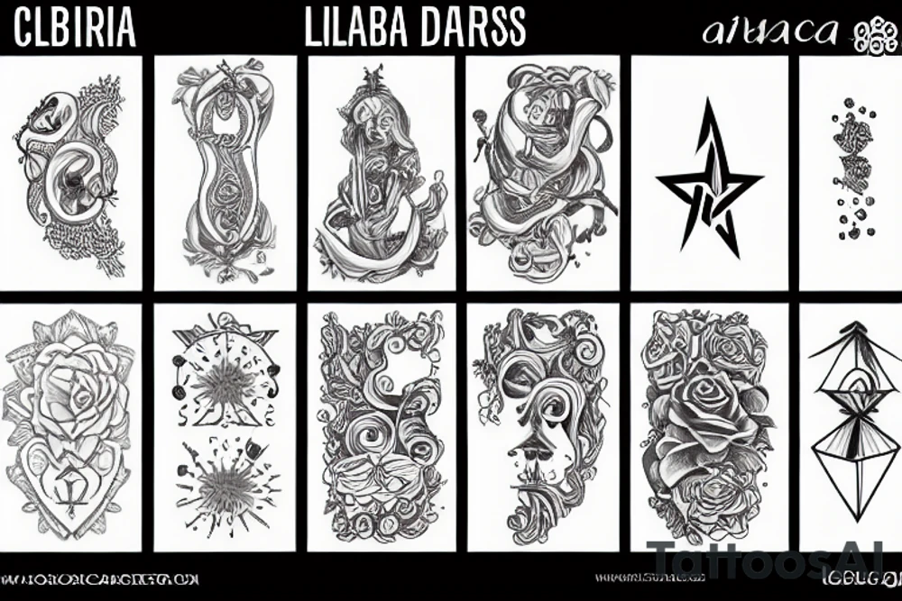 Libra tattoo idea