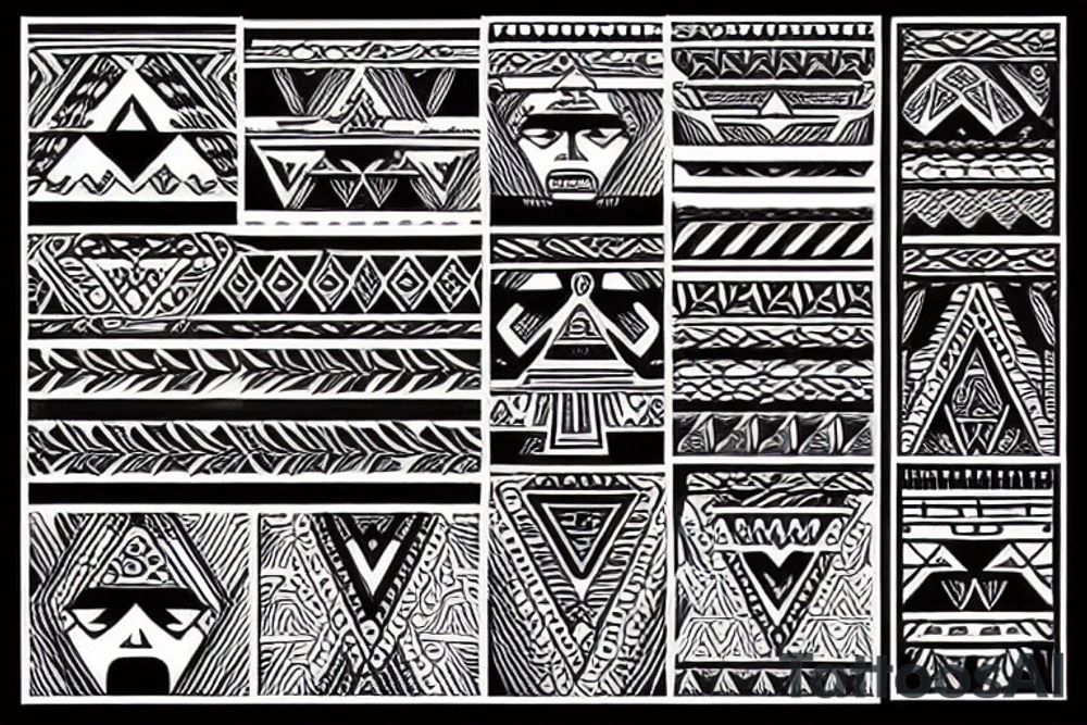 aztec ruinis tattoo idea