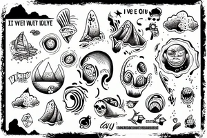 I've been trying to dig my way out of the ocean and punch a hole in the sky tattoo idea