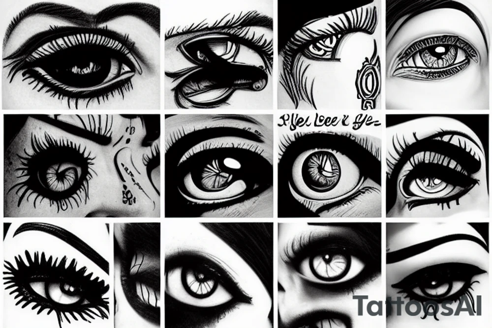 I see your reflection in my eyes tattoo idea