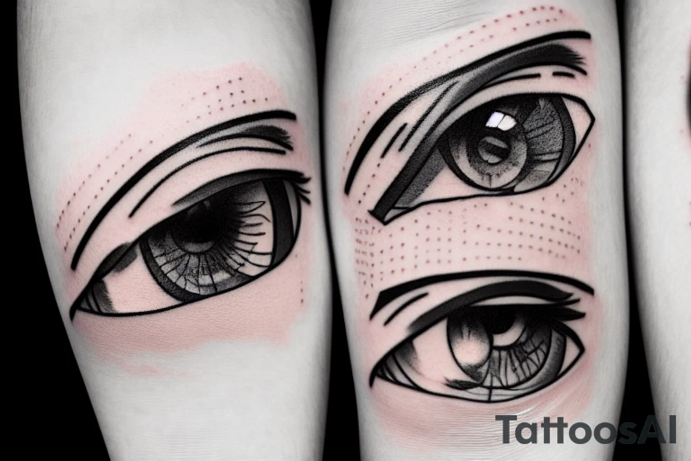 I see my reflection in your eyes tattoo idea