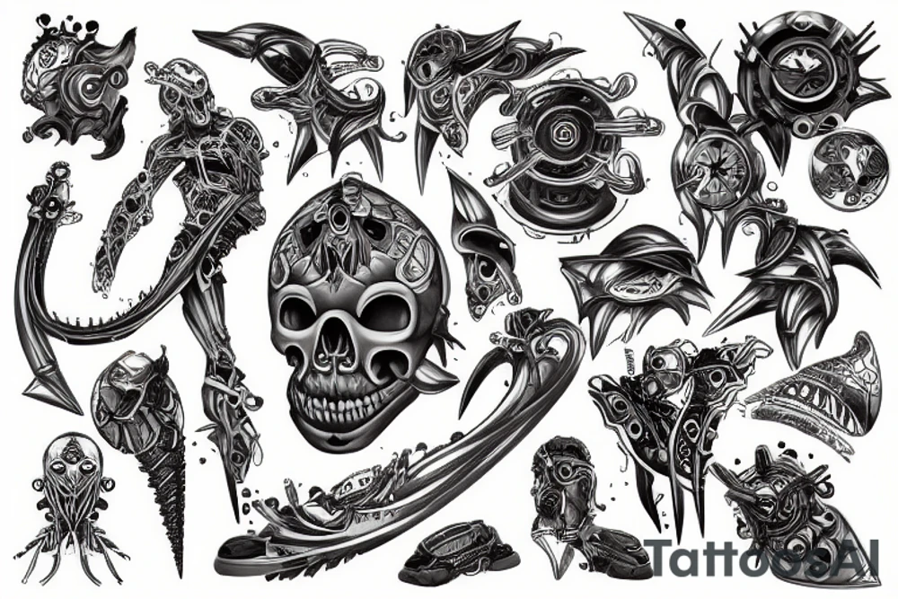 Power core tattoo idea