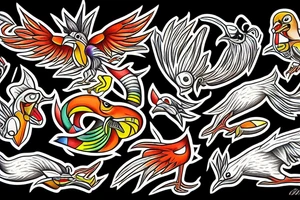 Roadrunner New Mexico tattoo idea