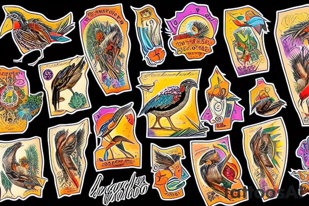 Roadrunner New Mexico tattoo idea