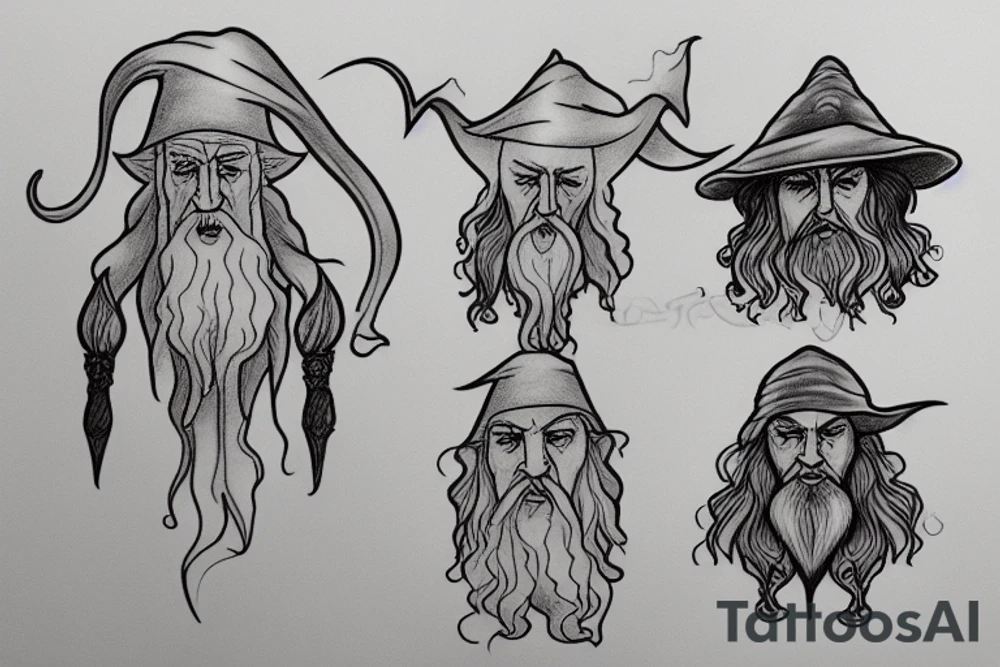 Gandalf tattoo idea