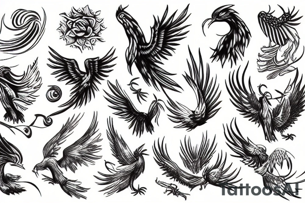 Phoenix tattoo idea