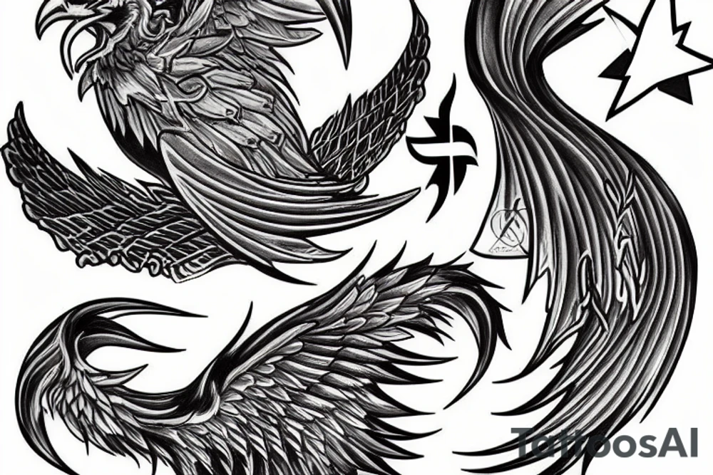 Phoenix tattoo idea