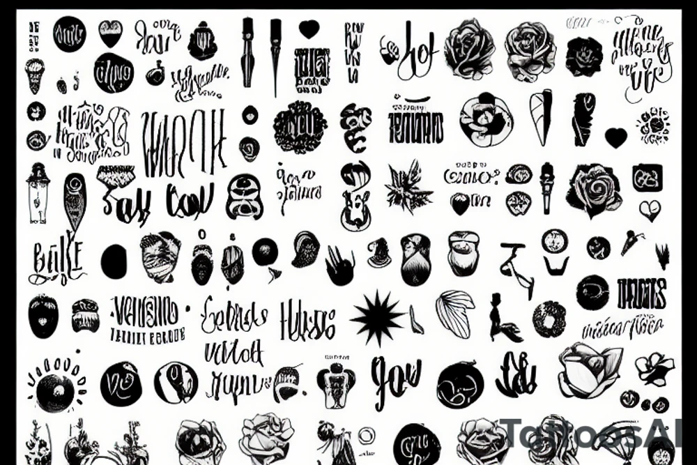 words tattoo idea