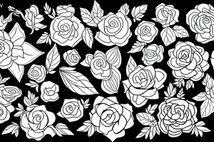 Flowers tattoo idea