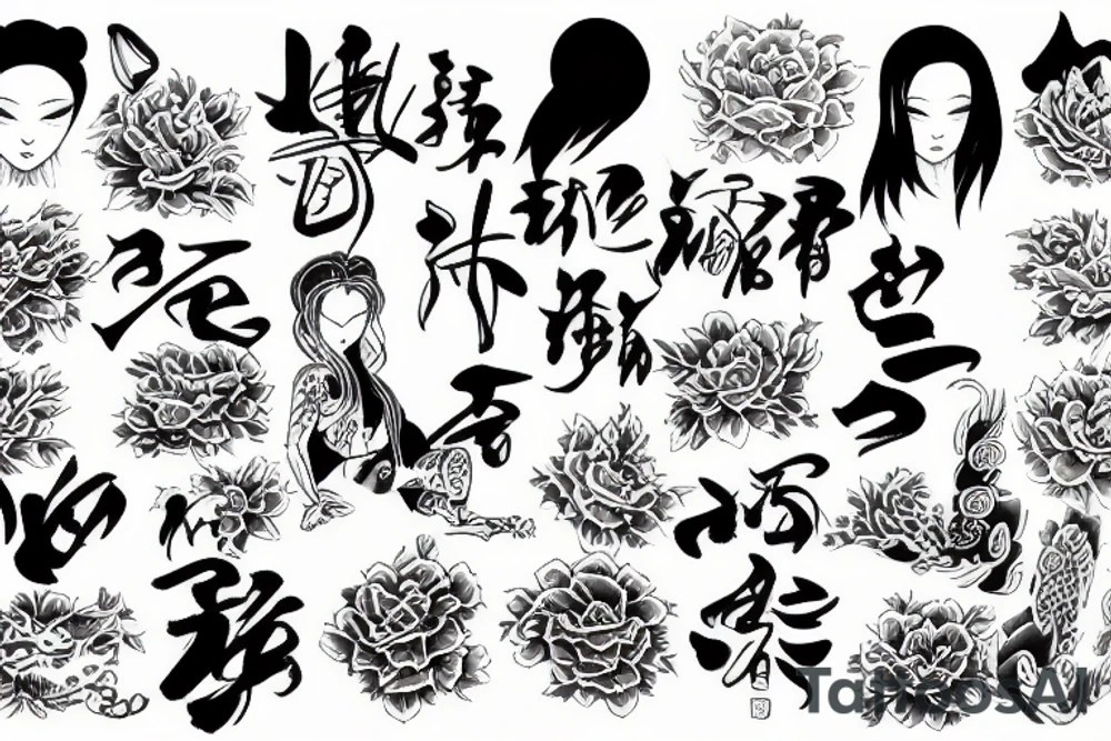 Full bodie Japanese tattoo idea