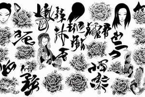 Full bodie Japanese tattoo idea