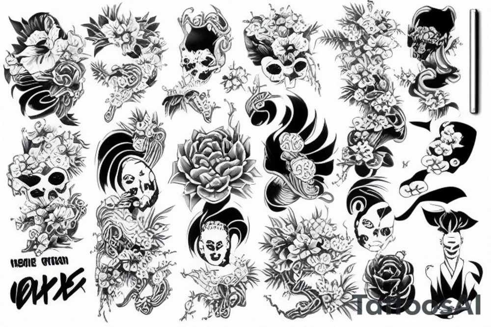 Full bodie Japanese tattoo idea