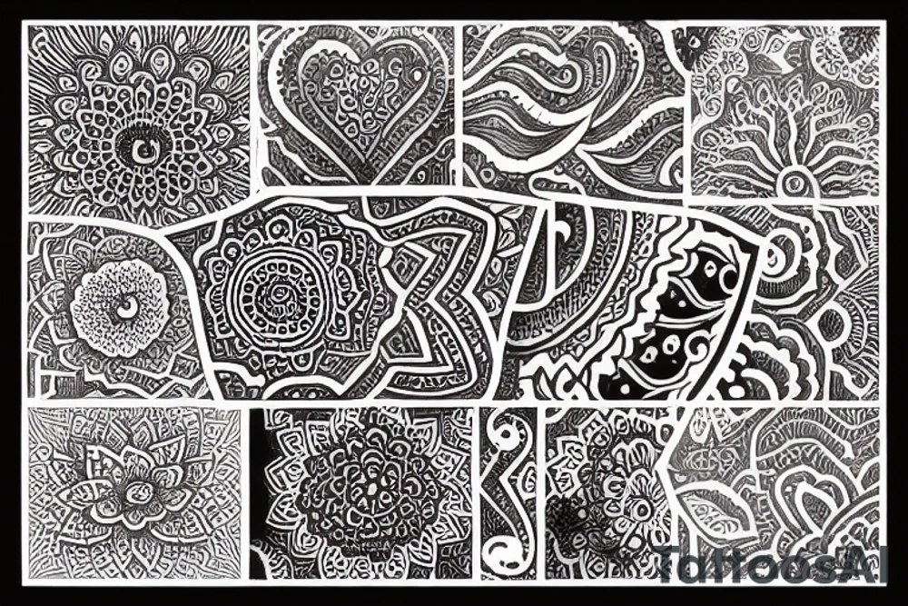 Henna tattoo idea