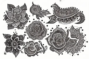 Henna tattoo idea