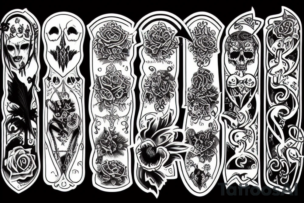 Gothic tattoo idea