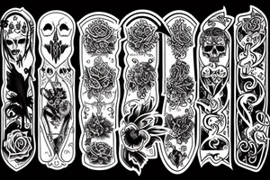 Gothic tattoo idea