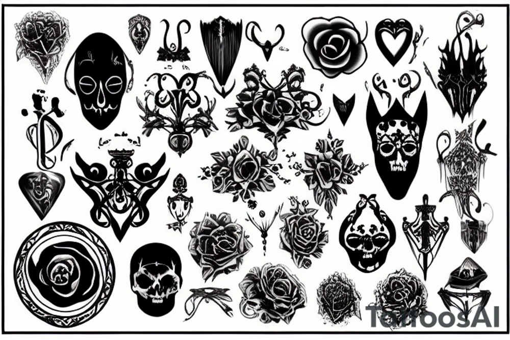 Gothic tattoo idea