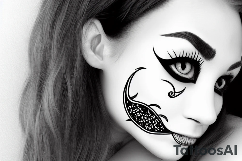 Cat nose tattoo idea