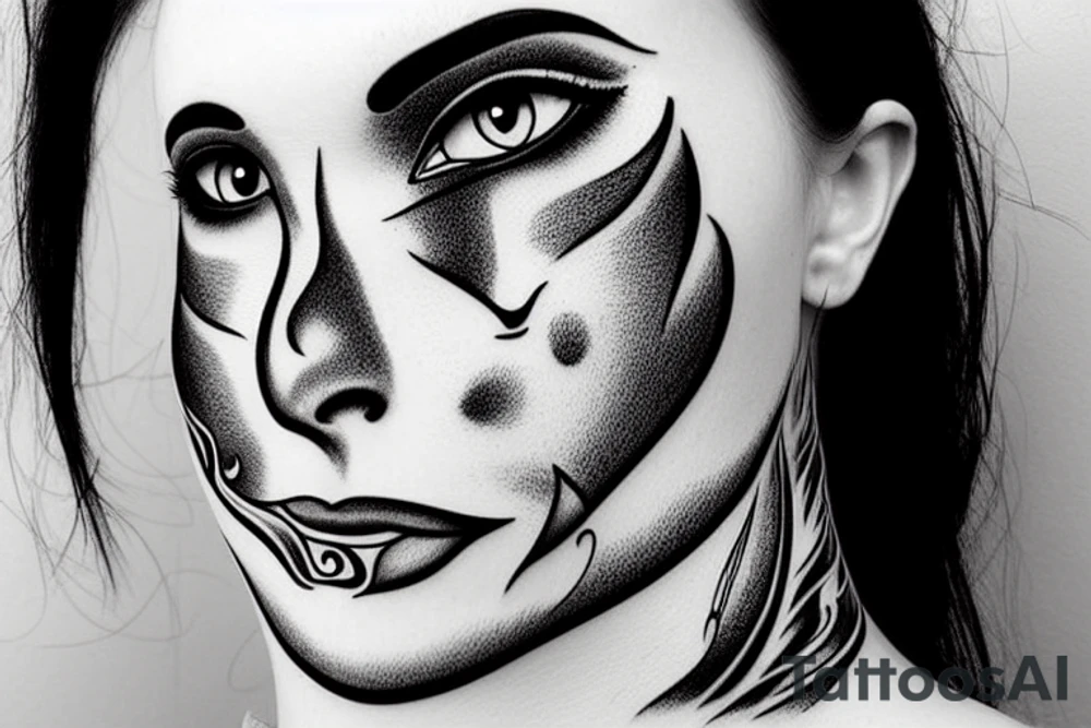 Cat nose tattoo idea