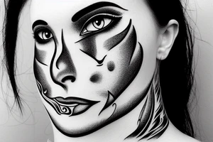 Cat nose tattoo idea