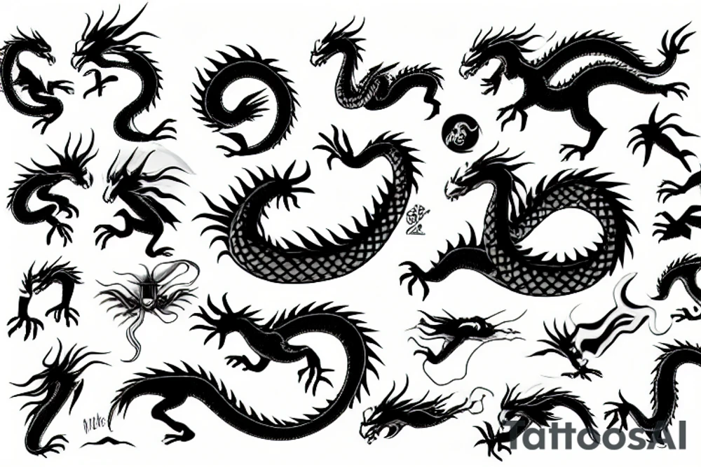 dragon tattoo idea