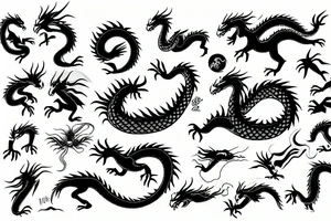 dragon tattoo idea
