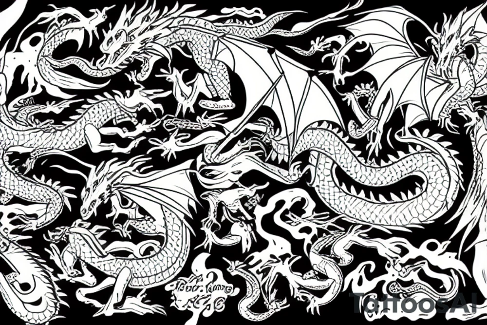 dragon tattoo idea