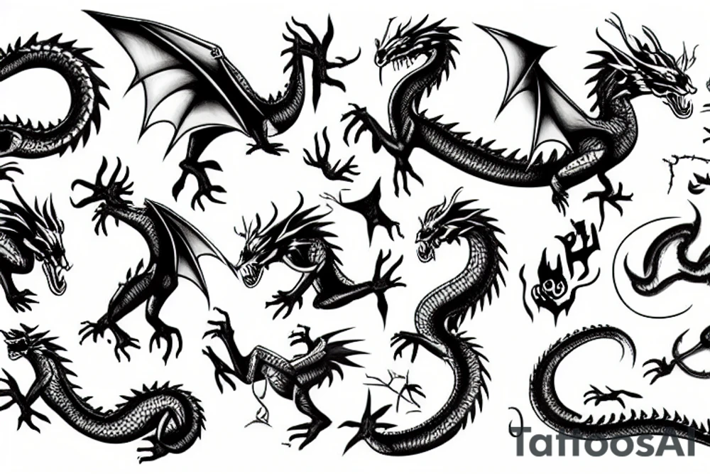 dragon tattoo idea