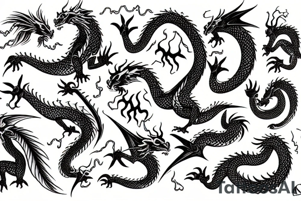 dragon tattoo idea