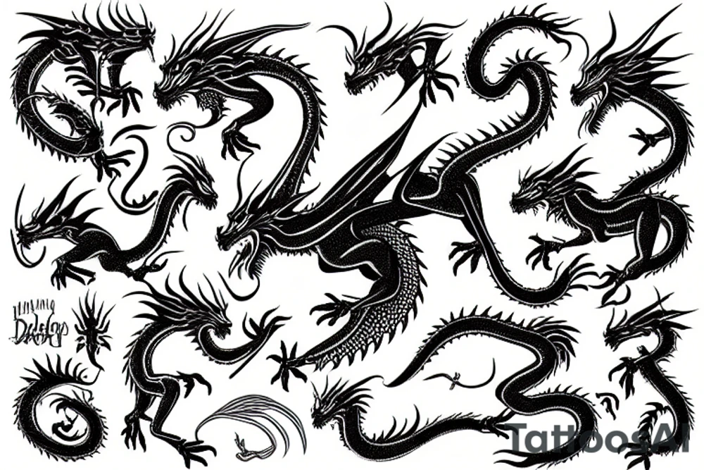 dragon tattoo idea