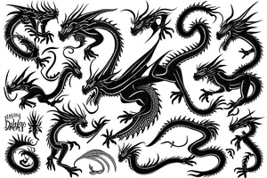 dragon tattoo idea