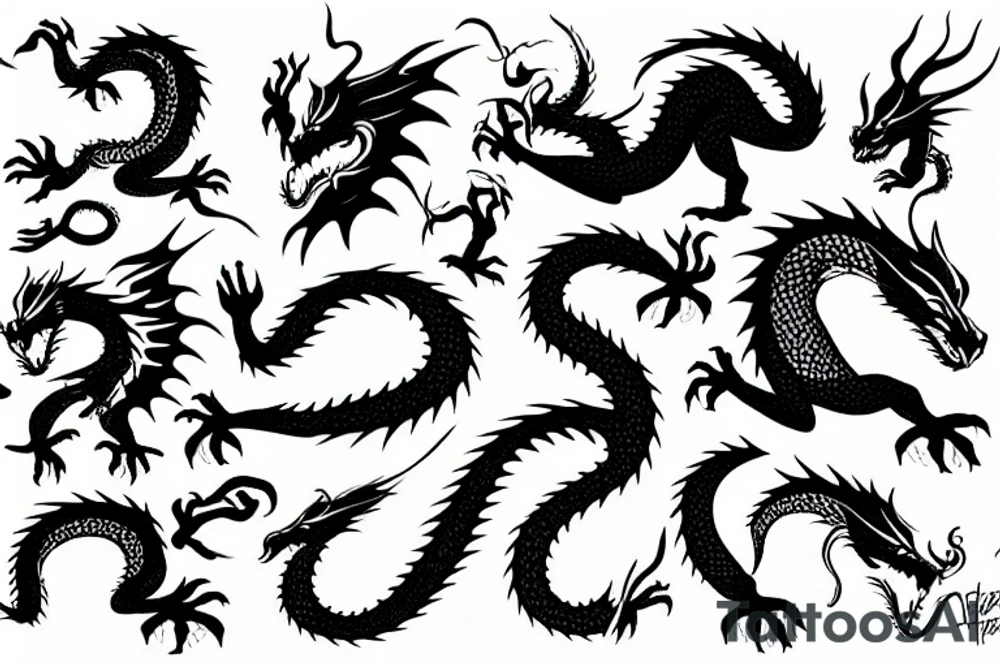 dragon tattoo idea