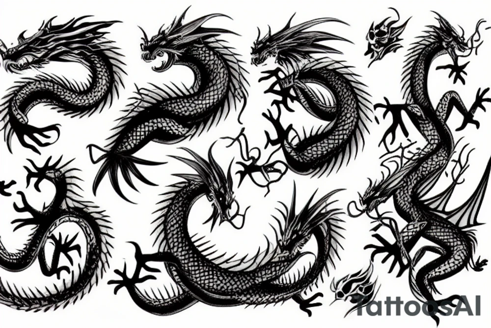 dragon tattoo idea