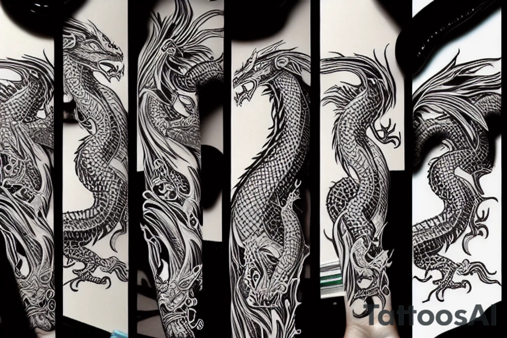 dragon tattoo idea