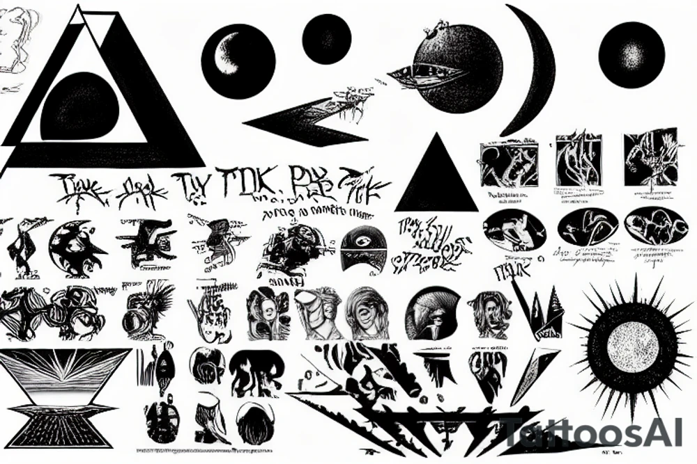 Pink floyd the dark side of the moon tattoo idea
