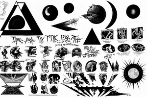 Pink floyd the dark side of the moon tattoo idea