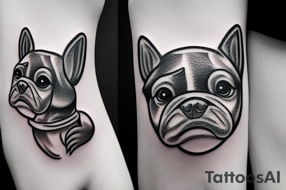 Little dog tattoo idea