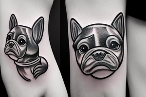 Little dog tattoo idea