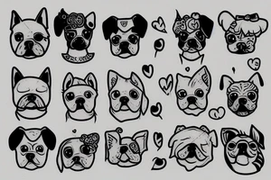 Little dog tattoo idea