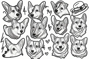corgi tattoo idea