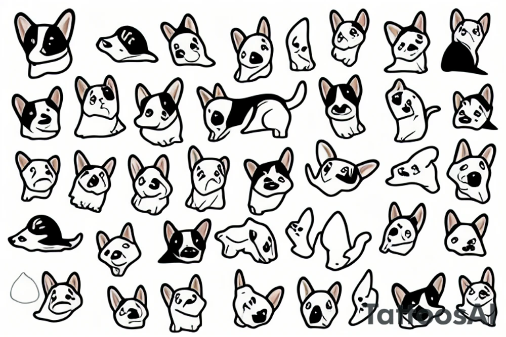 corgi tattoo idea