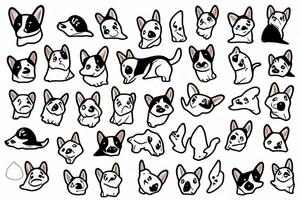 corgi tattoo idea