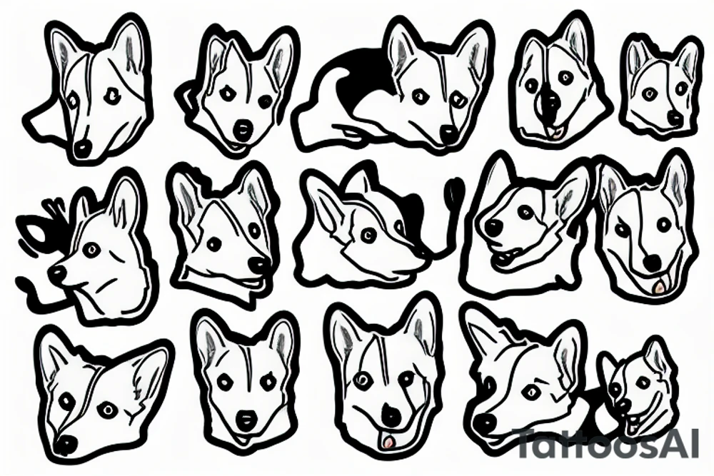 corgi tattoo idea