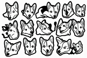 corgi tattoo idea