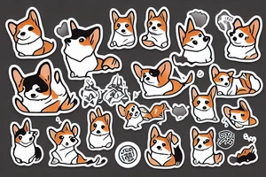 corgi tattoo idea