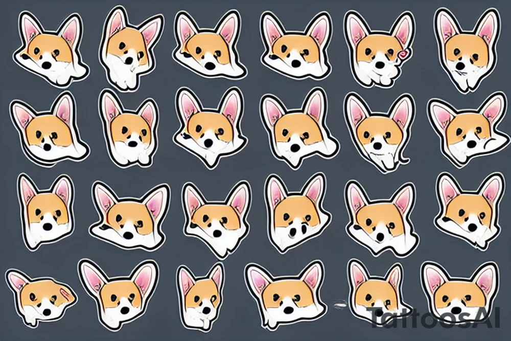 corgi tattoo idea